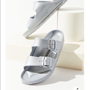Silver brand new Birkenstock’s